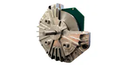 An rotary electric motor with a PCB stator in place. An rotary electric motor with a PCB stator in place.