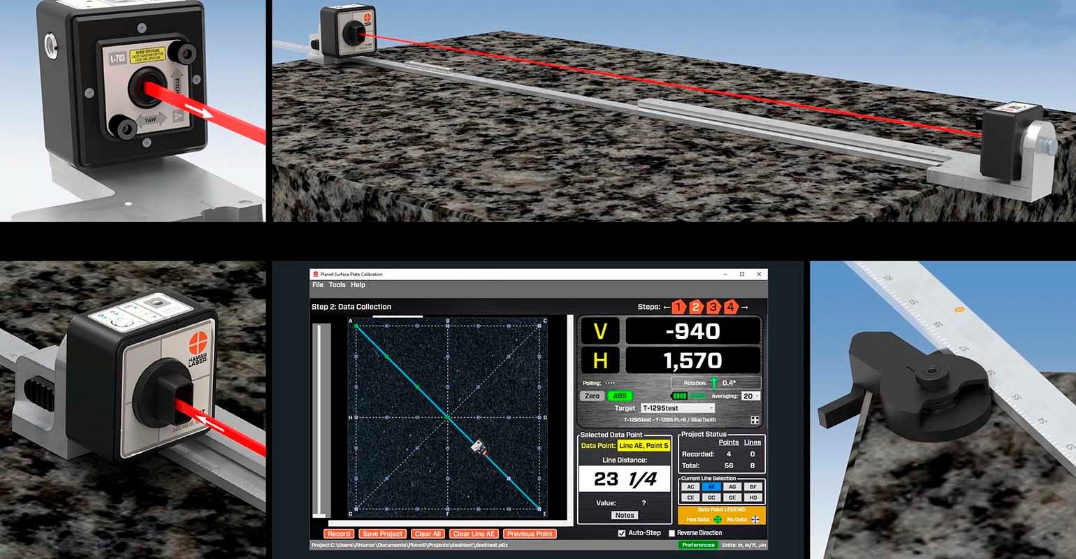 The Hamar Laser Instruments L-703SP compact geometry, laser-based calibration system.
