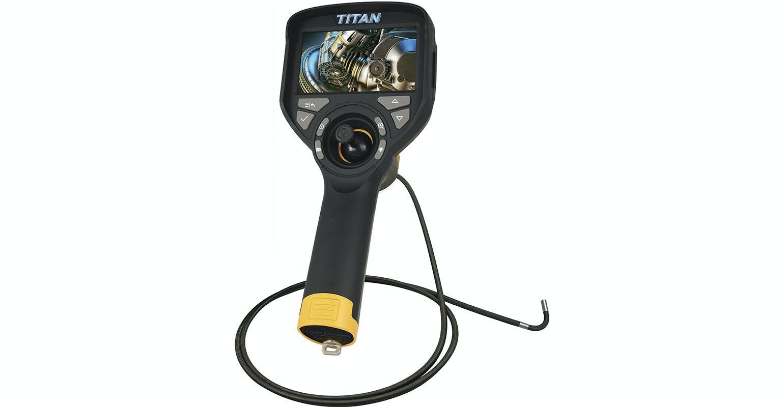 Titan Tool Supply TVGM series miniature handheld, industrial-grade videoscope.