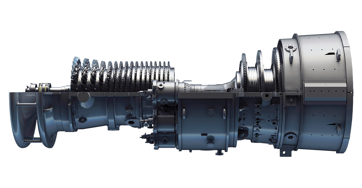 A GE 7E gas turbine.