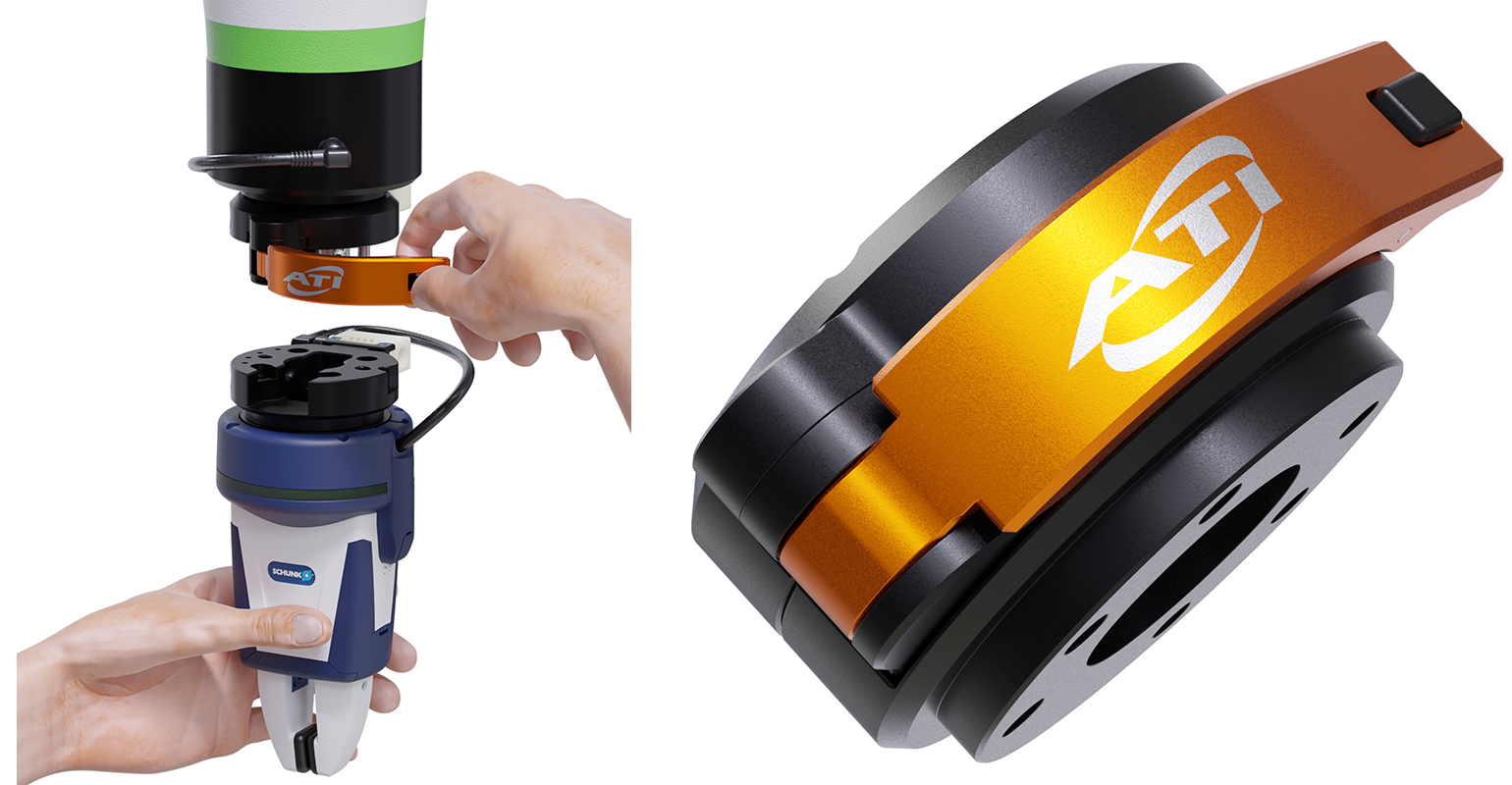 ATI Industrial Automation&rsquo;s patent-pending MC-50 manual tool changer.