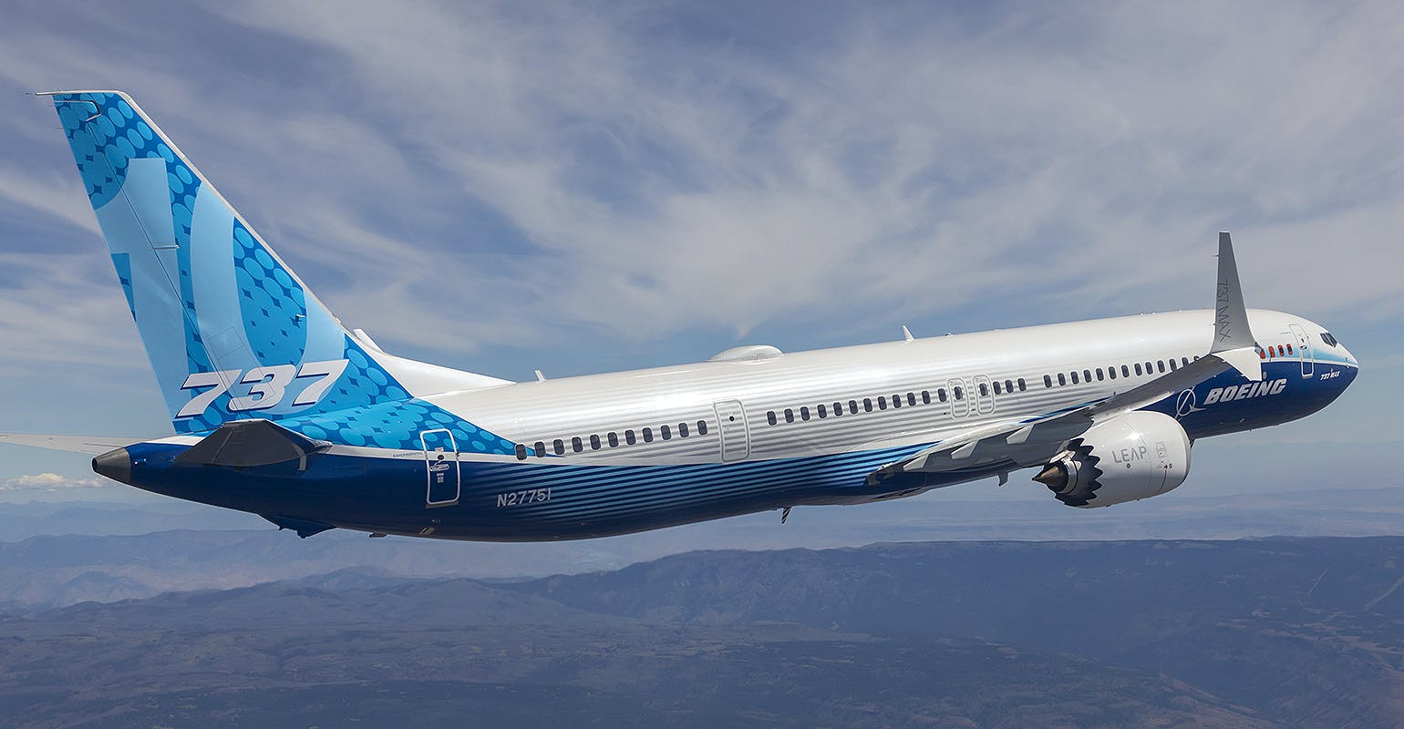 Boeing 737 MAX 10.