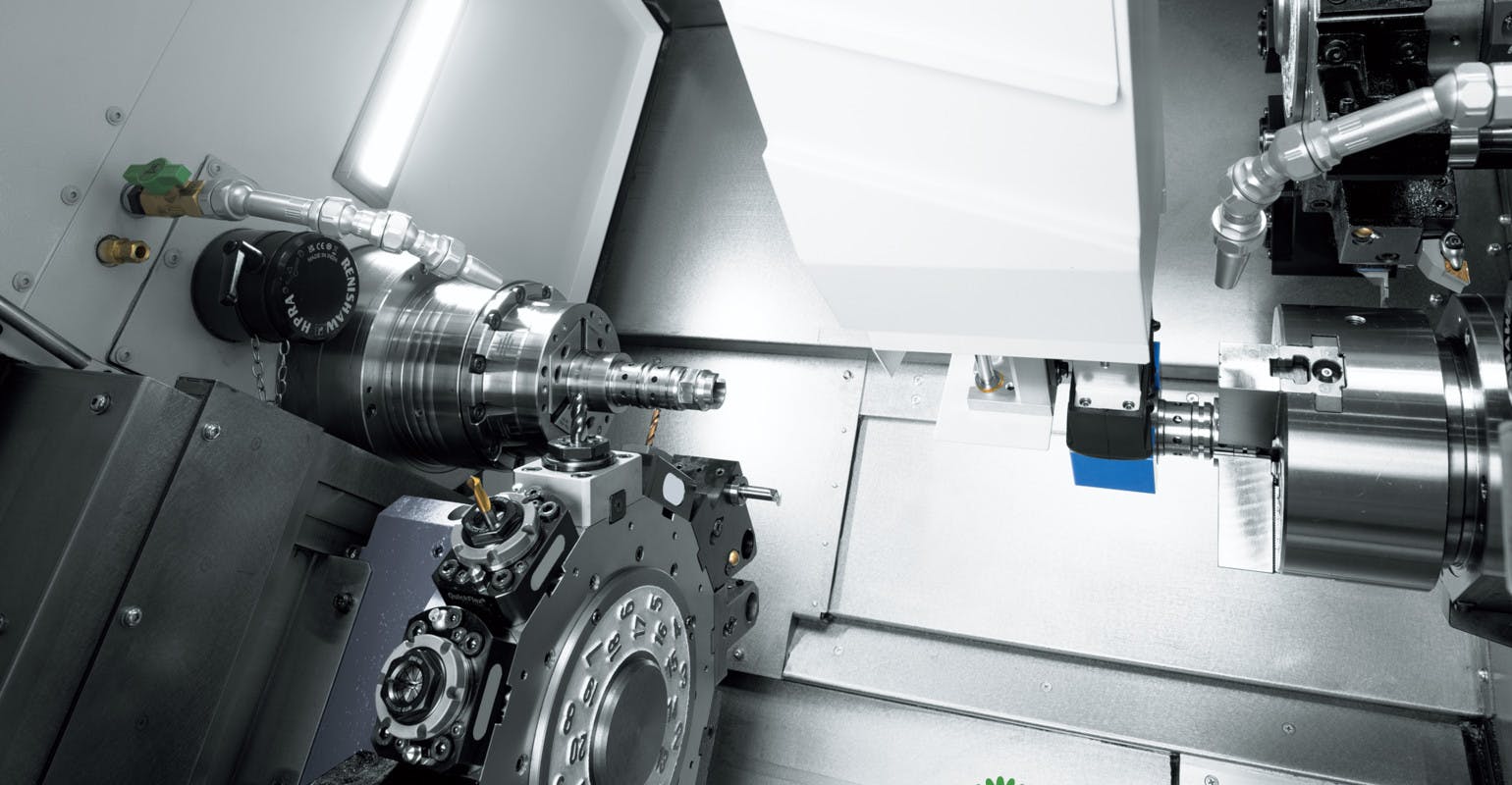 The WY-100V is highlighted by Nakamura-Tome&rsquo;s unique ChronoCut technology to deliver high spindle speeds and milling speeds.
