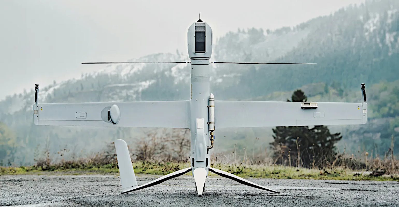 The Aerovel Flexrotor is a compact drone unit designed for intelligence, surveillance, target acquisition and reconnaissance (ISTAR) missions.