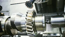 CNC milling of tooth gear on a vertical mill. CNC milling of tooth gear on a vertical mill.