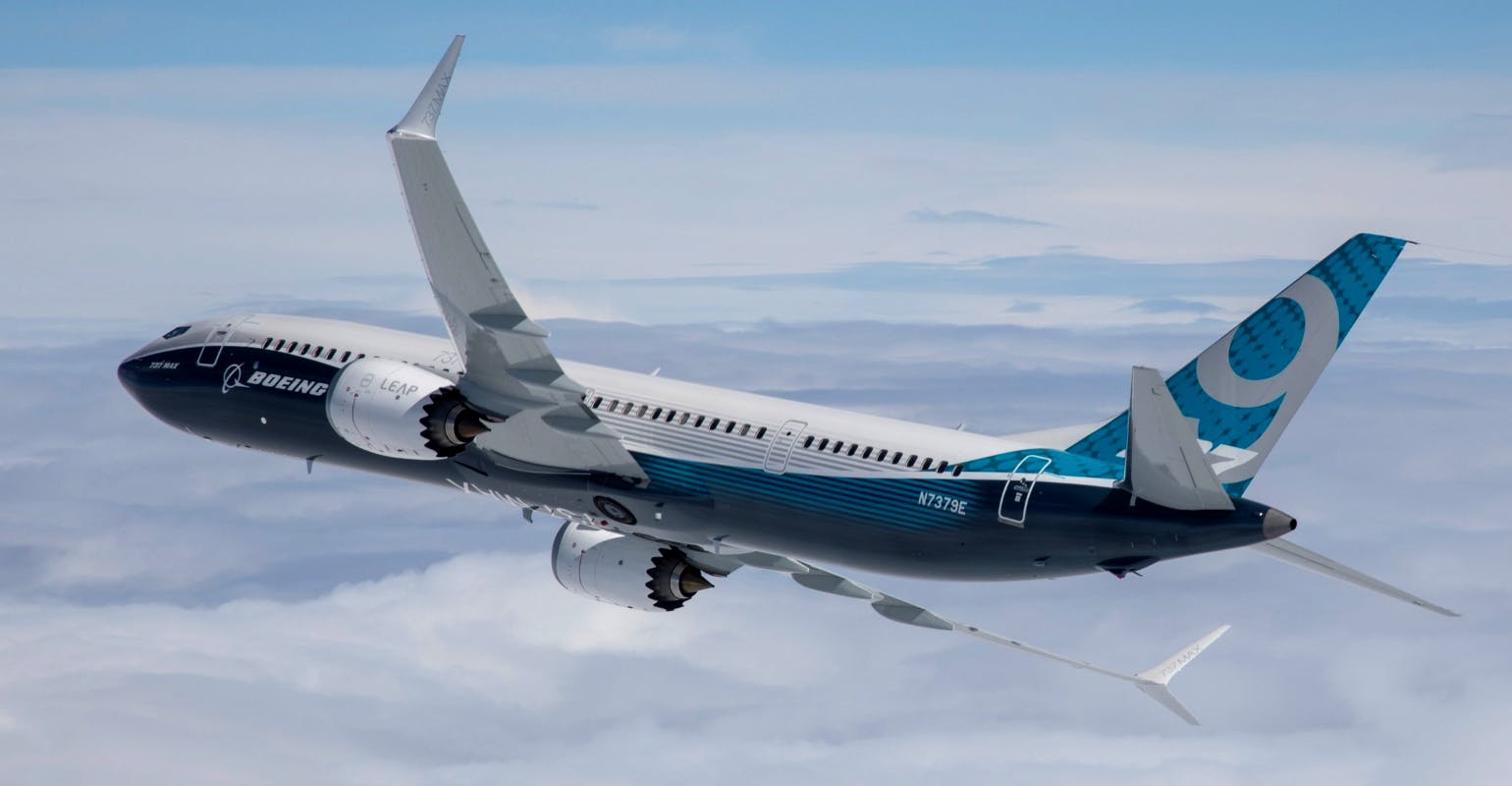 The Boeing 737 MAX 9.