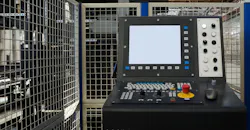 CNC machine interface. CNC machine interface.