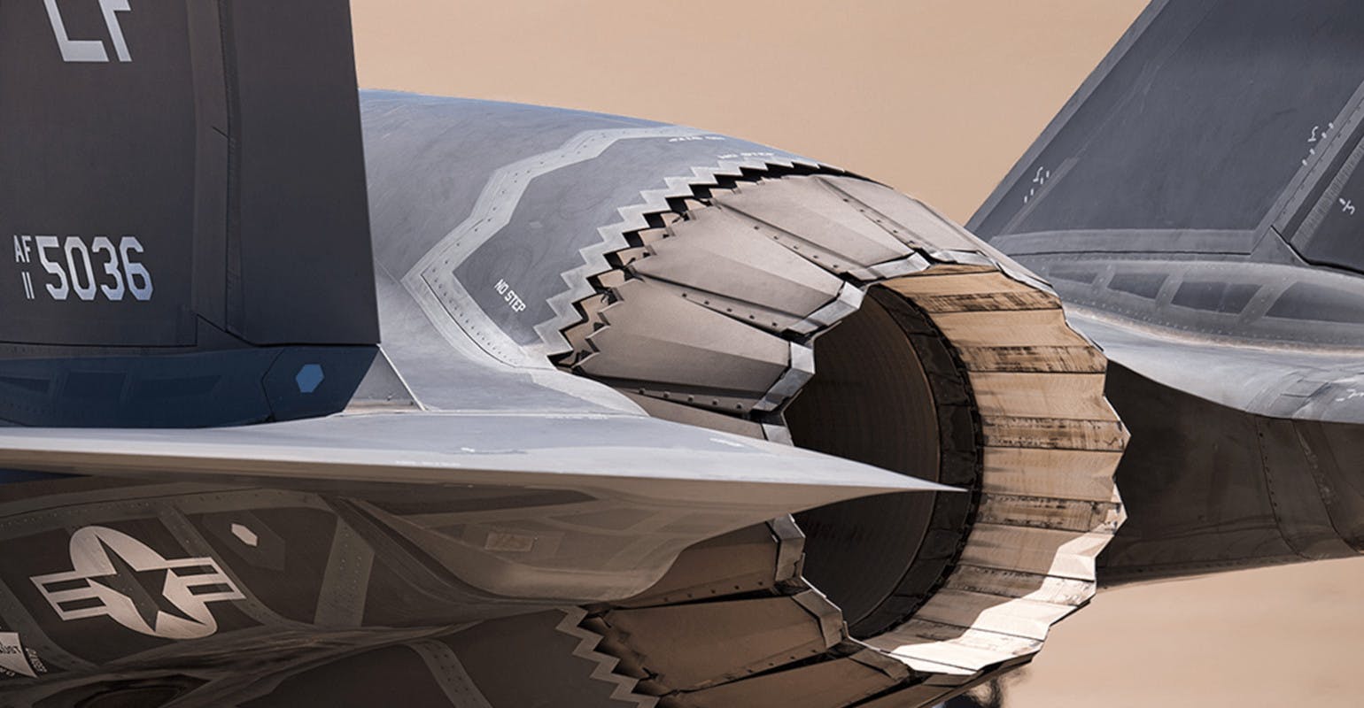 Pratt & Whitney&rsquo;s F135 afterburning turbofan engine provides the power for the F-35 Joint Strike Fighter.