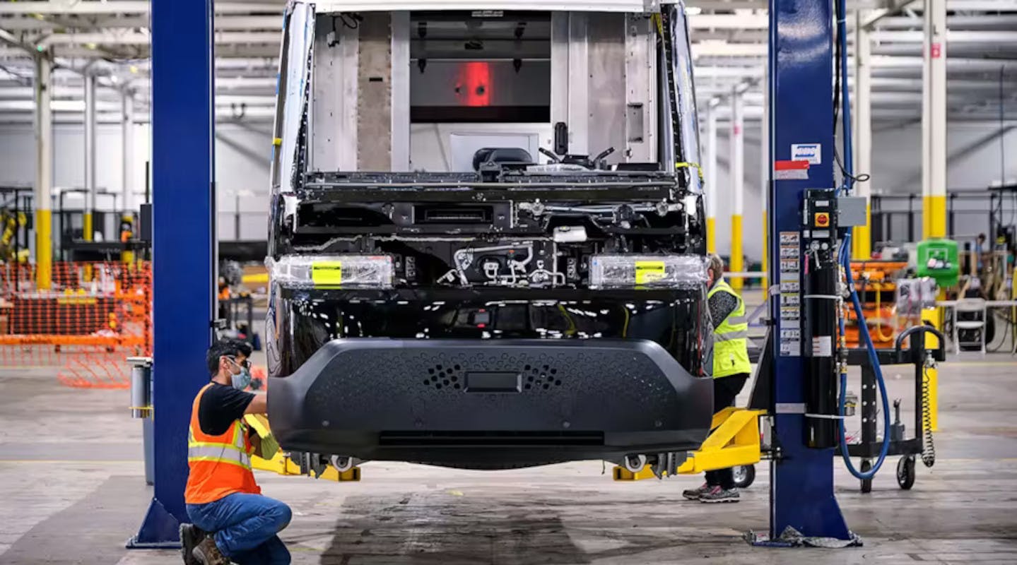 The BrightDrop EV600 electric delivery vehicle &ndash; or eCLV..