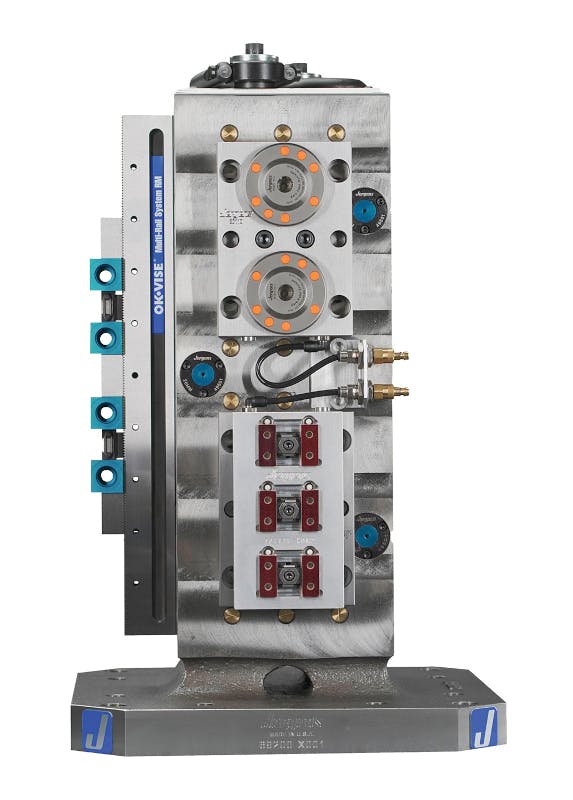 Jergens&rsquo; US-made cast iron tooling column.