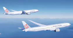 Boeing 777X passenger and cargo jets. Boeing 777X passenger and cargo jets.