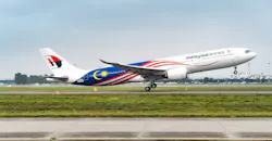 Airbus A330neo in Malaysia Airlines livery. Airbus A330neo in Malaysia Airlines livery.