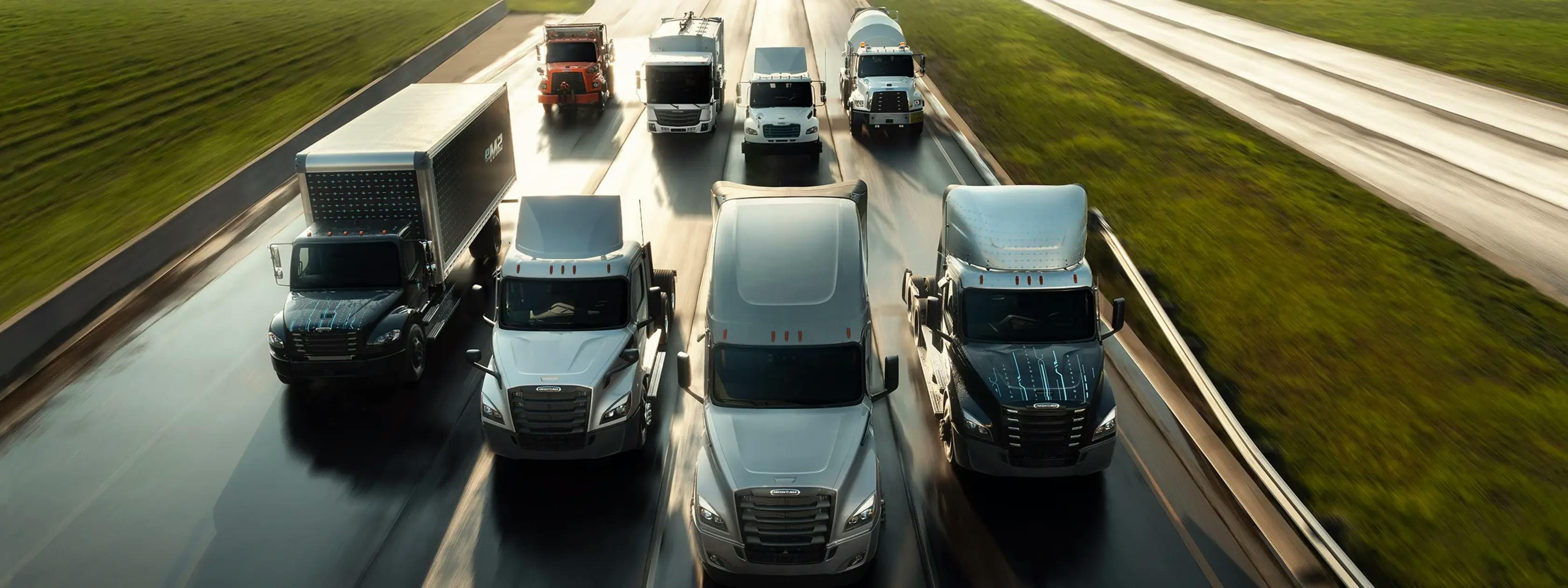 Daimler Trucks manufactures commercial vehicles under the Freightliner Trucks and Western Star Trucks brands.