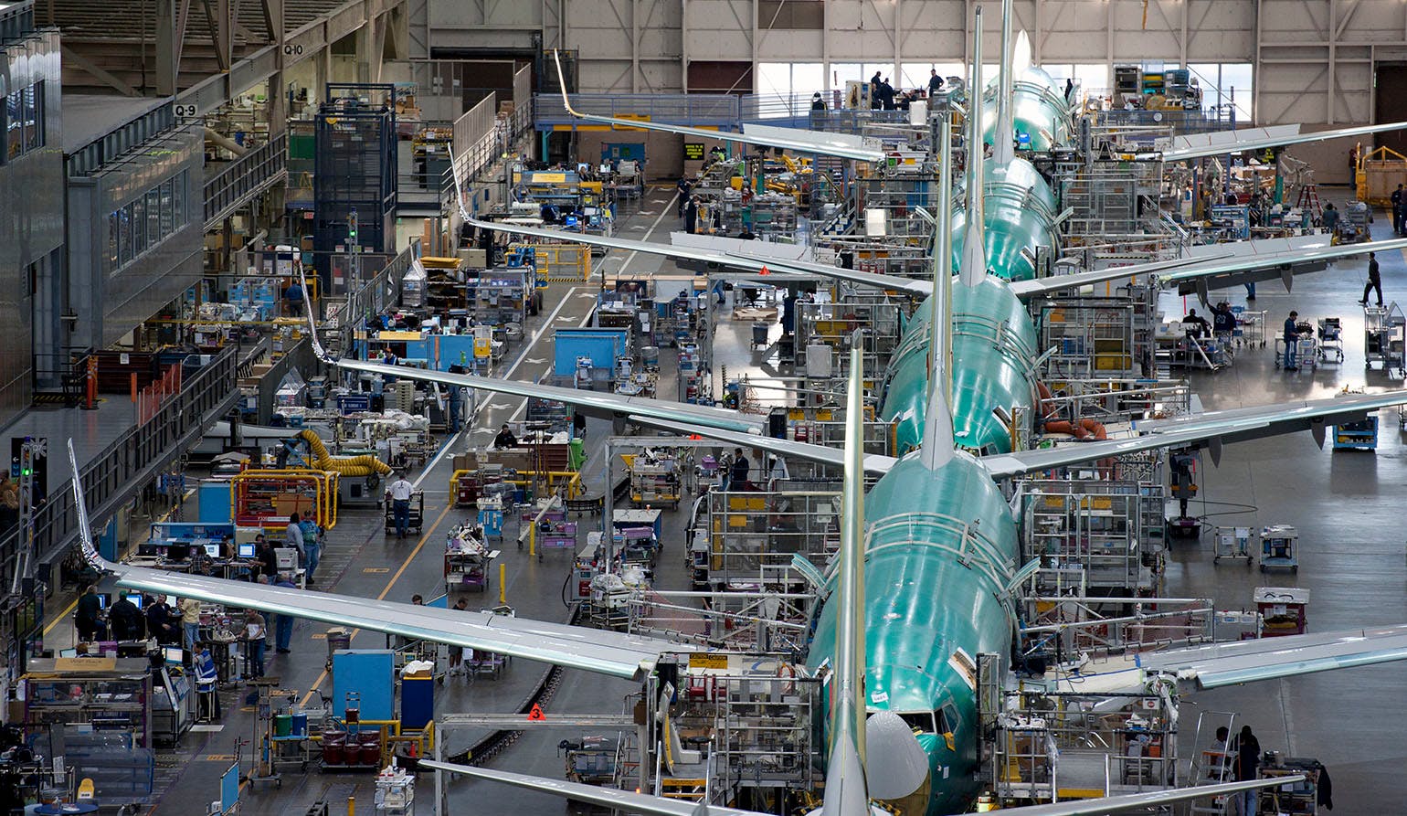 Boeing 737 MAX assembly in Renton, Wash.