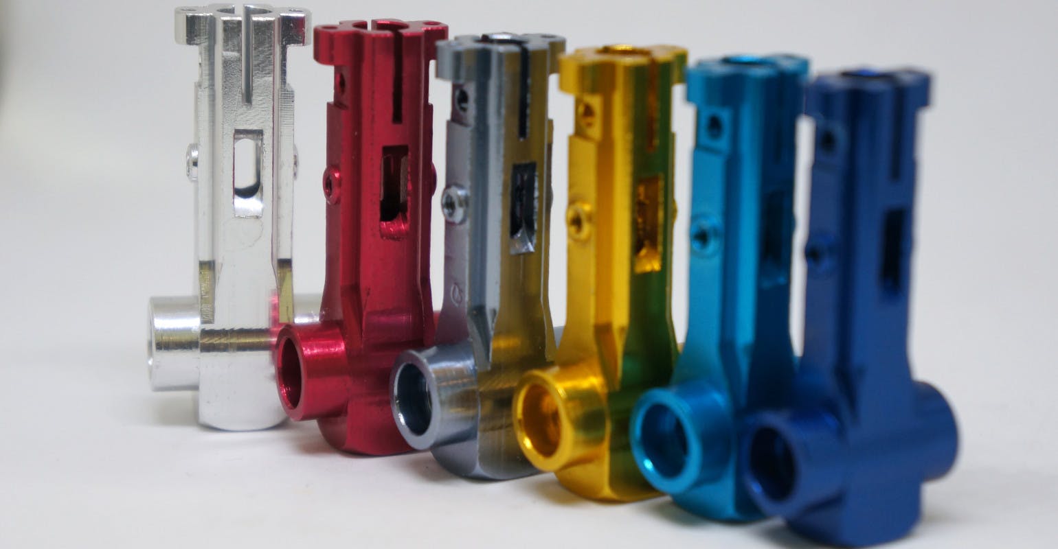 Anodized CNC parts