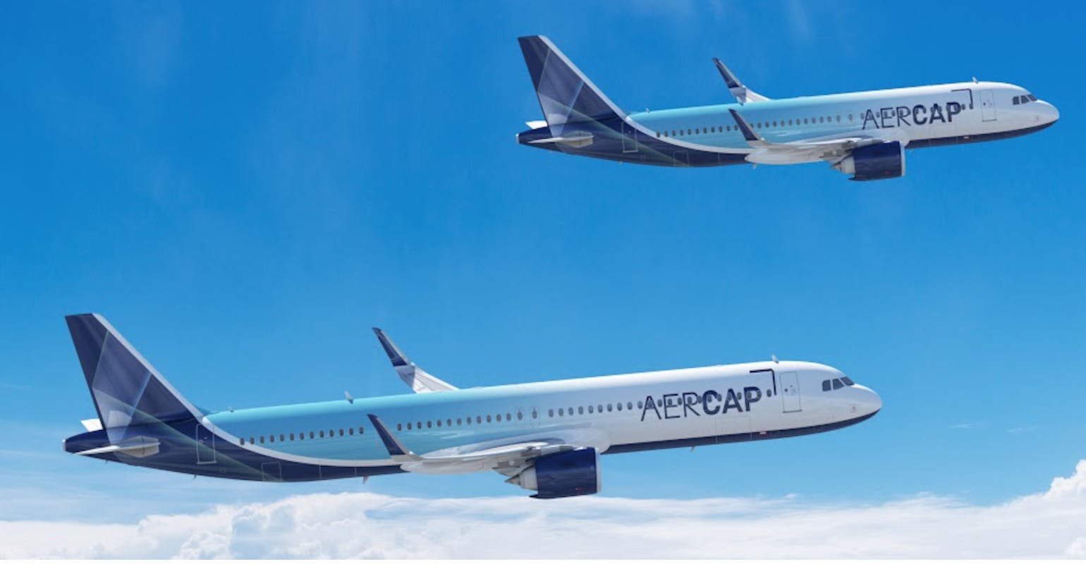 A320neo and A321neo aircraft illustrated in AerCap Holdings livery.