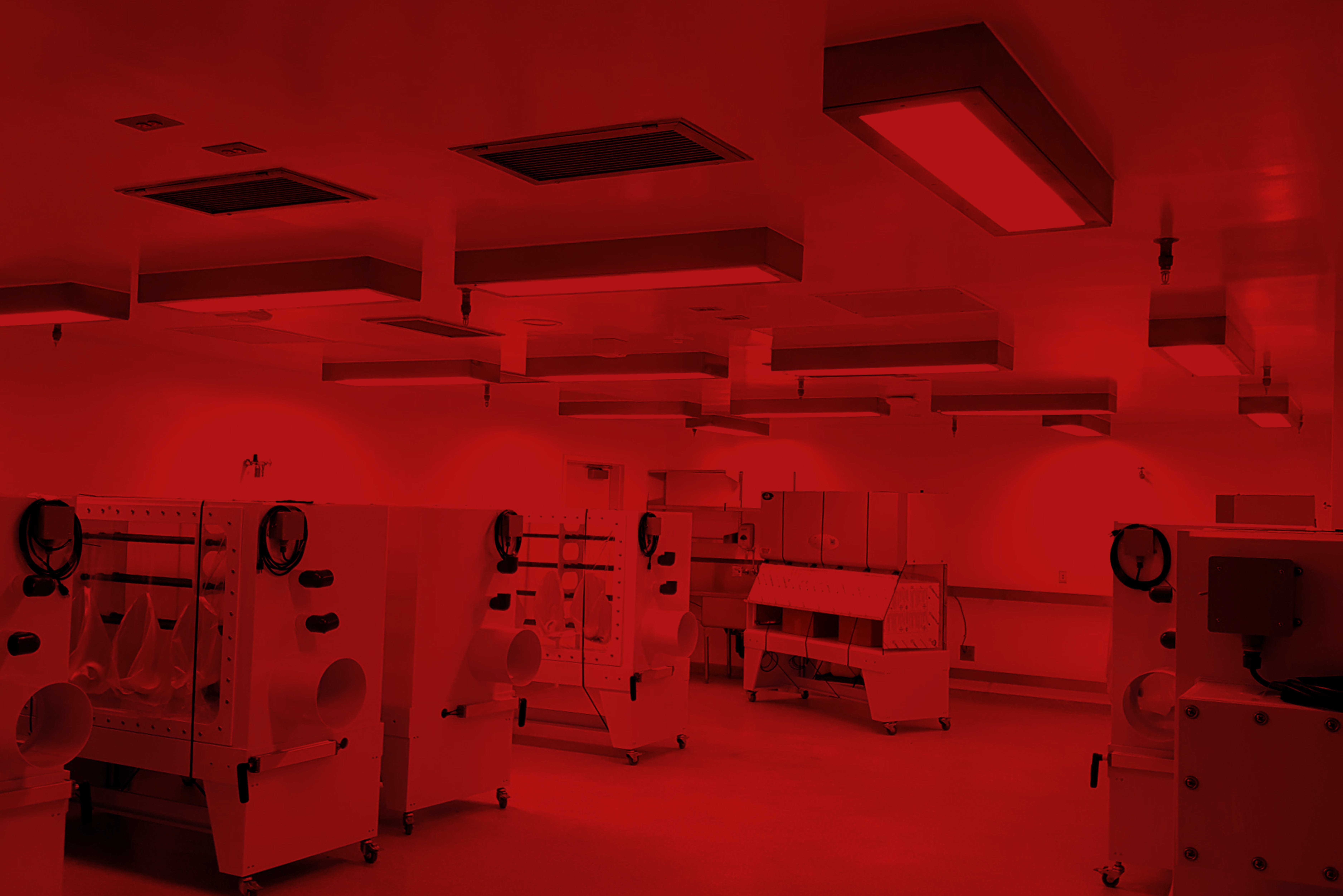 NYU Langone Research Facility Red Lighting
