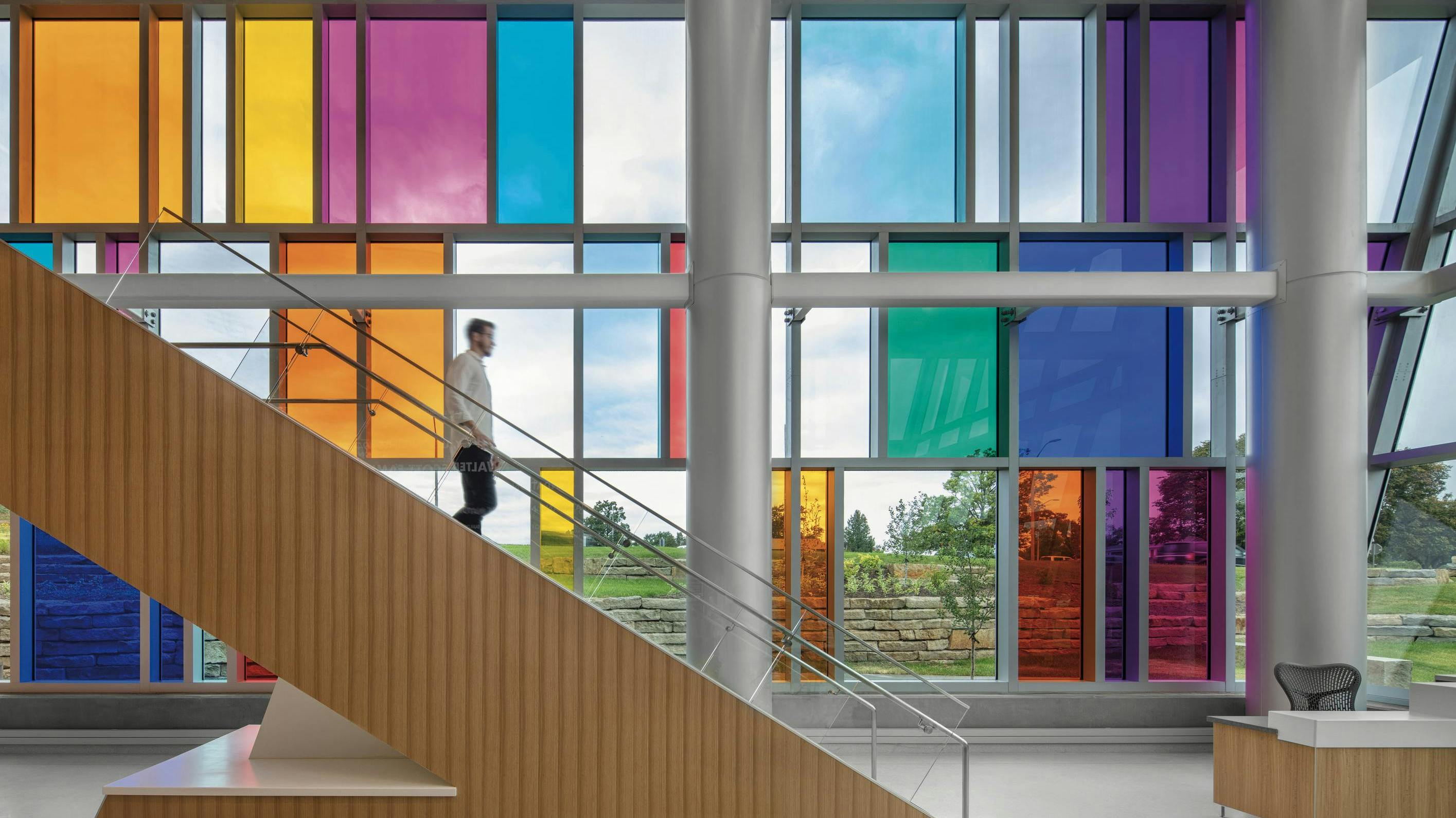 Ribbon Wall_interior_stairs