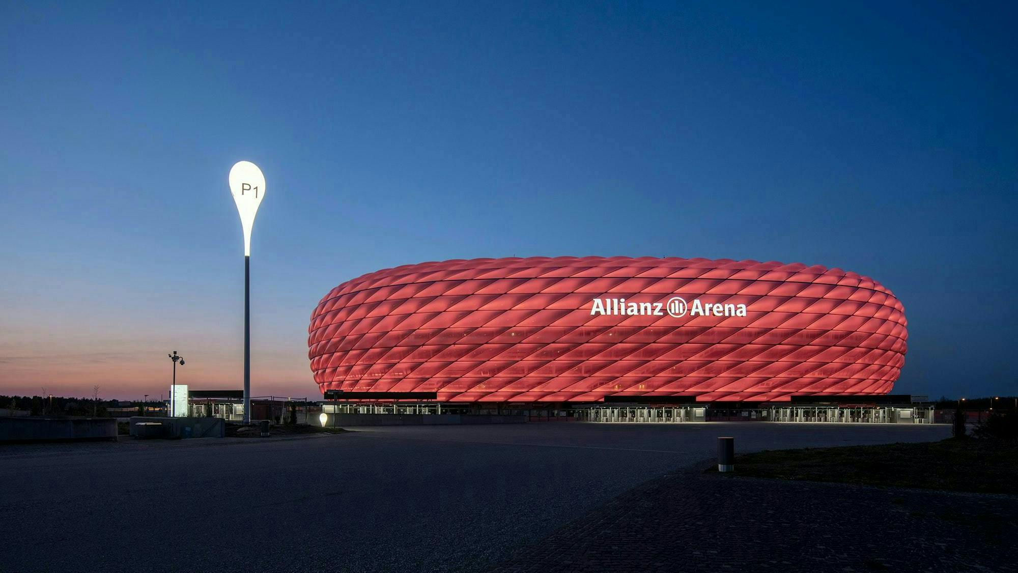 Allianz Arena Esplanade Lights 2021