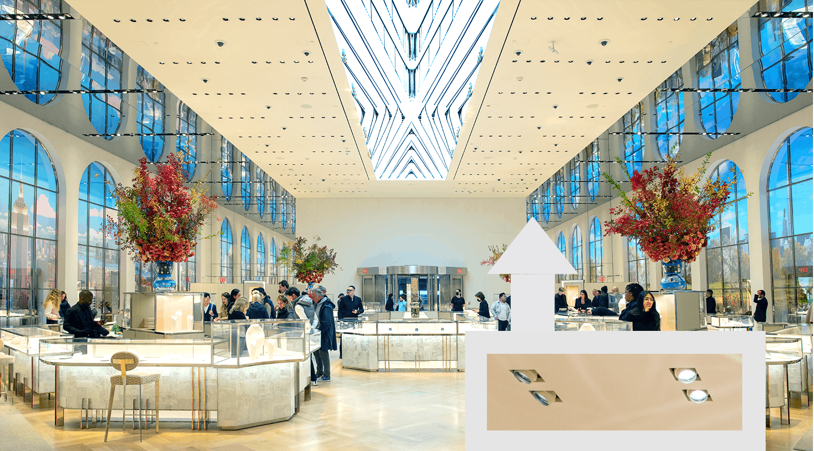 Over The Case Accent Lighting At Tiffany & Co