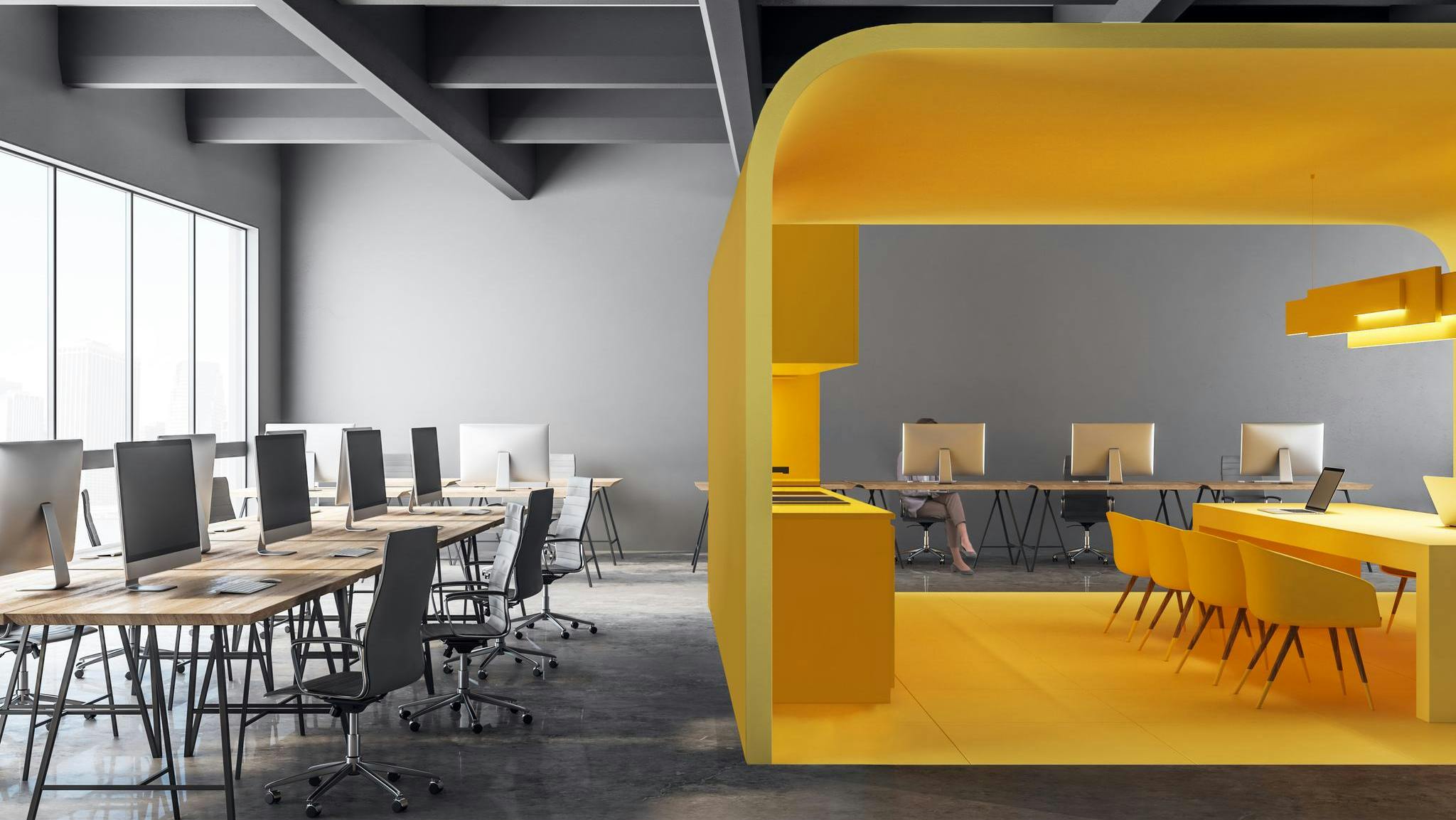 Cheerful Yellow surface