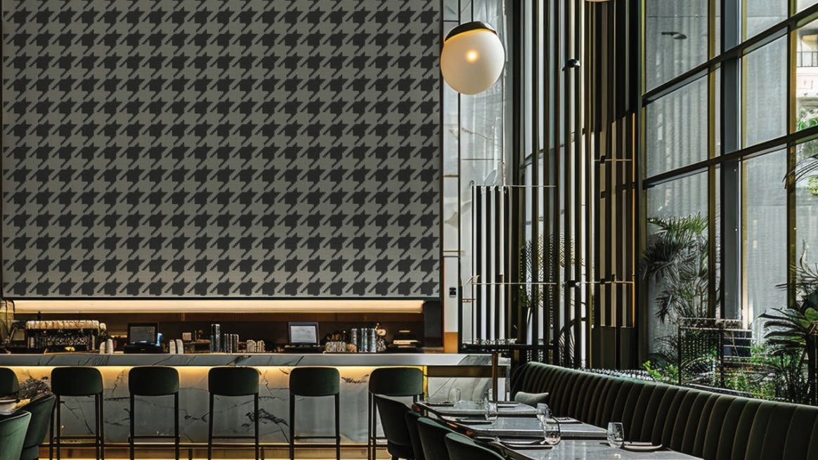 Houndstooth Mosaic Design