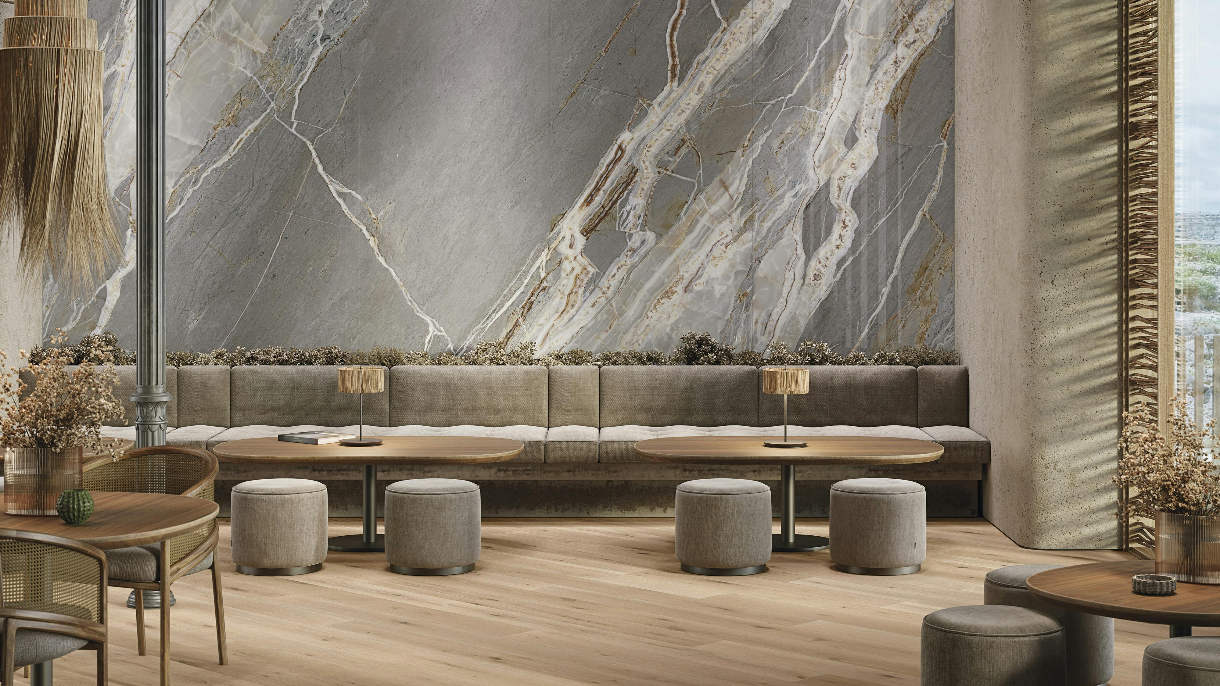 XLIGHT Large Format Porcelain Tile in Nuit