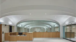 Acoustical Plaster in Visitor's Welcome Center Acoustical Plaster in Visitor's Welcome Center