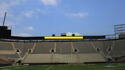 The north stands of Kinnick Stadium at the University of Iowa would be renovated if the board of regents approves a proposal The north stands of Kinnick Stadium at the University of Iowa would be renovated if the board of regents approves a proposal