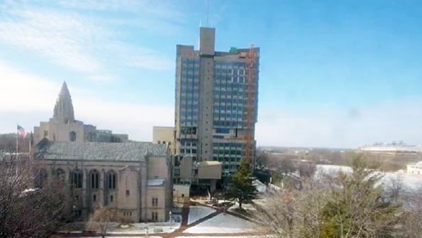 The law tower at Boston University has reopened after a thorough renovation