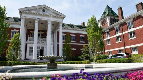 The Bourne Mansion is one of 11 buildings on St John39s University39s Oakdale NY campus