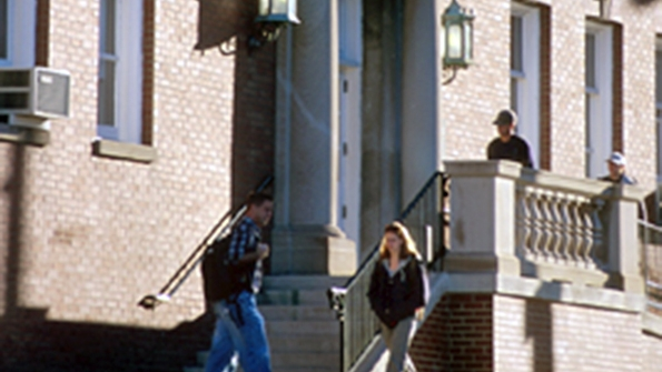 The President Street Academic Center at Ohio University in Athens will be torn down