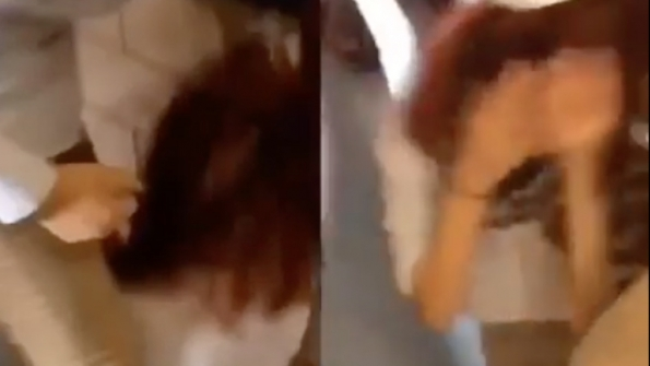 A video posted on Facebook shows a girl being attacked by other students at a Philadelphia high school