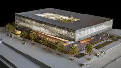 A conceptual rendering of the National Veterans Resource Complex planned at Syracuse University A conceptual rendering of the National Veterans Resource Complex planned at Syracuse University