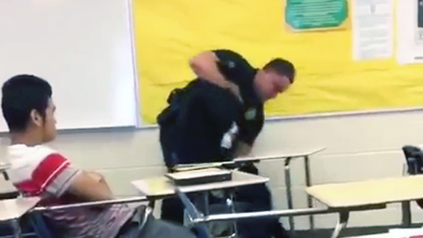 A sheriff39s deputy serving as a resource officer at at Columbia SC high school was fired in 2015 after a video showed him using physical force to remove a female student from her desk