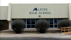 Alpine High School in Alpine Texas Alpine High School in Alpine Texas