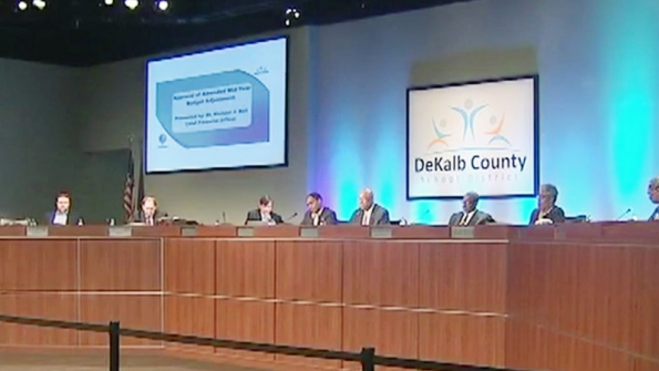 The DeKalb County School Board discusses its 500 million plan to upgrade facilities