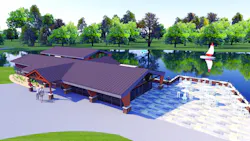 An artist39s rendering of plans for upgrading the boathouse and pavilion at Southern Illinois University Carbondale An artist39s rendering of plans for upgrading the boathouse and pavilion at Southern Illinois University Carbondale