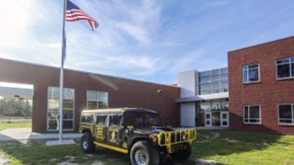 The new military science building at Georgia Southern University