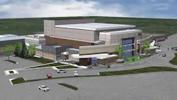 Rendering of new performing arts center in the MIchell SD district Rendering of new performing arts center in the MIchell SD district