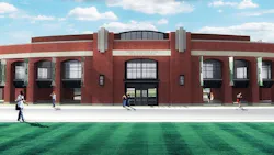 Rendering of plans for academic center for studentathletes at Ohio University Rendering of plans for academic center for studentathletes at Ohio University