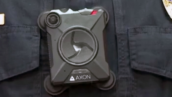 Officers at the University of Texas at Austin will wear body cameras like these on their uniforms