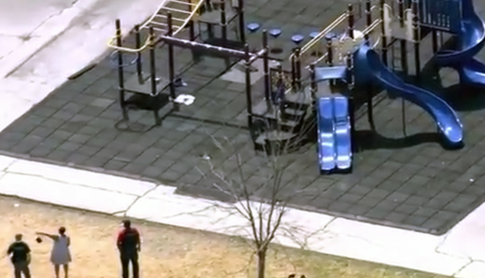 Authorities investigate a shooting at a Chicago elementary school playground that injured 2 girls