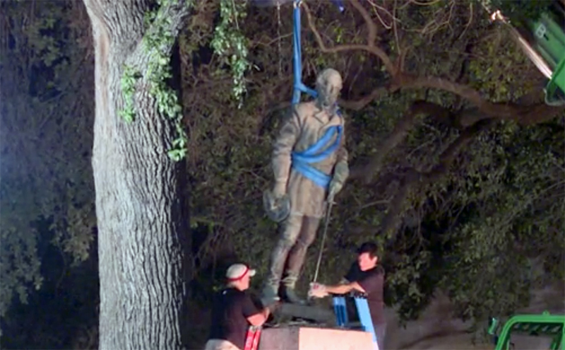 univ texas confederate statue