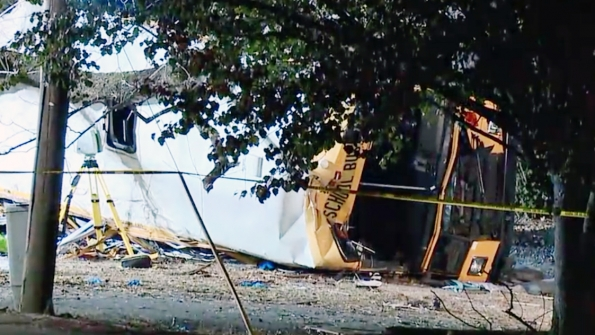 37 students were aboard a school bus that crashed and overturned in Chattanooga Tenn., in November 2016