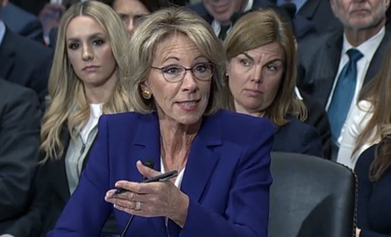 Education Secretary Betsy Devos