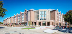 The Cross student housing complex at the University of Oklahoma in Norman. The Cross student housing complex at the University of Oklahoma in Norman.