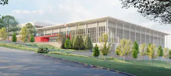A rendering of the planned hockey arena at Sacred Heart University in Fairfield, Conn. A rendering of the planned hockey arena at Sacred Heart University in Fairfield, Conn.