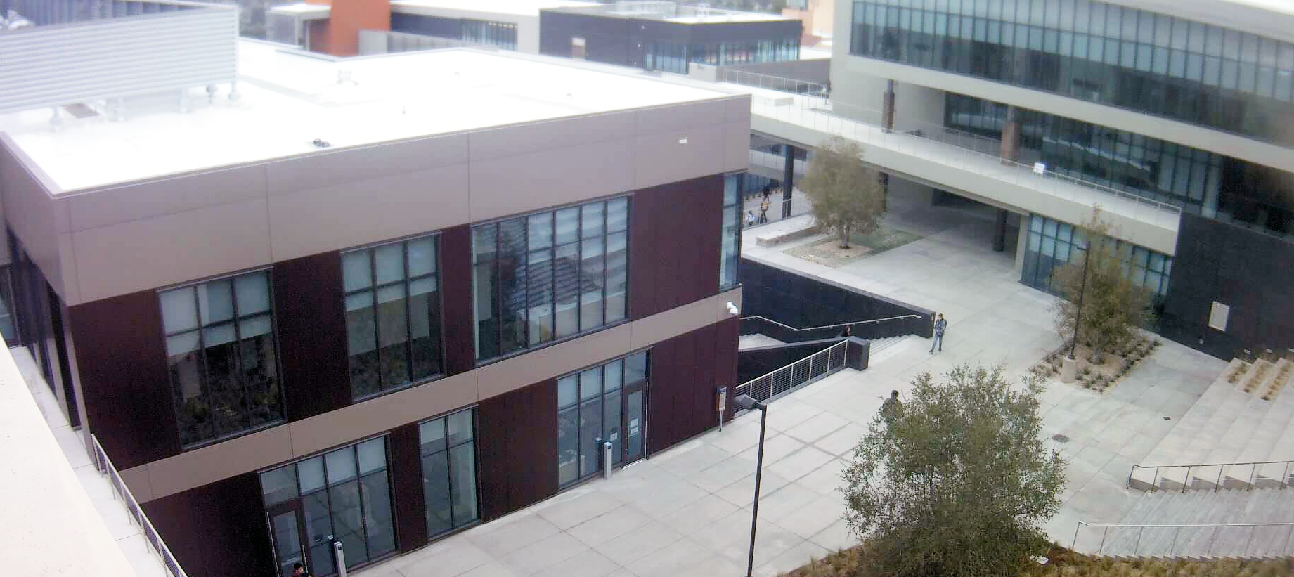 Newly opened academic core buildings at Ohlone College.