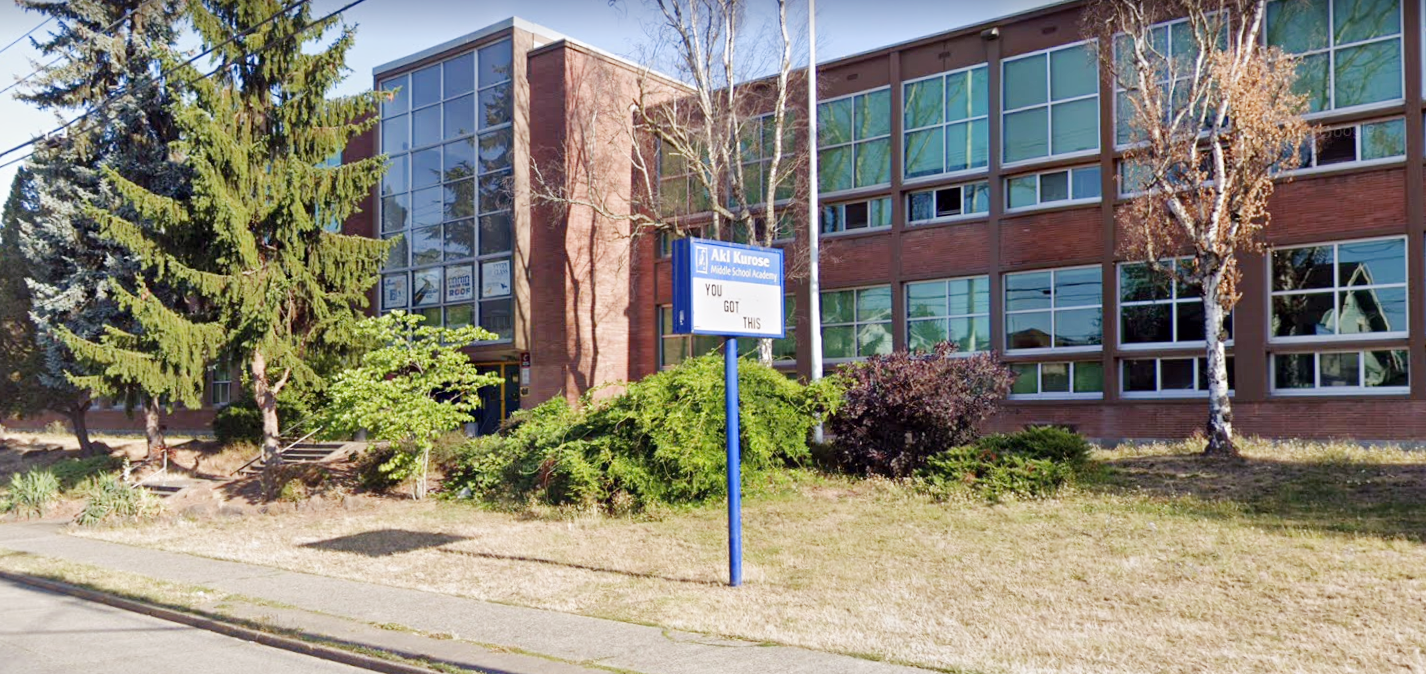 Aki Kurose Middle School in Seattle has been close indefinitely after an employee was confirmed to have contracted COVID-19.